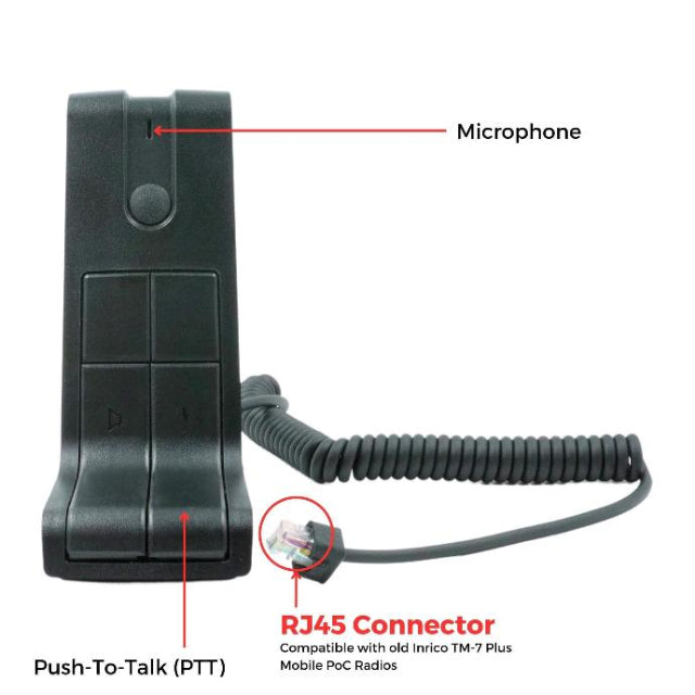 Micro de table pour Inrico TM-7PLUS