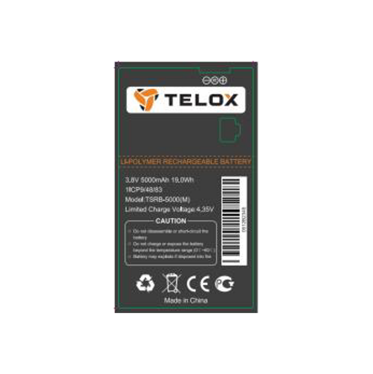 Batterie TEB4000N pour Telox BN500