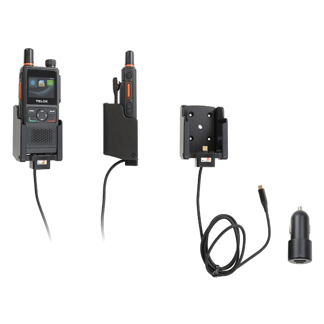 Support chargeur véhicule Telox TE320 - Adaptateur allume-cigare 12/24V USB-C 60W